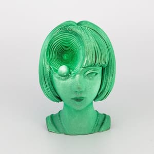 Set - Junji Ito Uzumaki Pocket Curse Mini Figures- Good Smile Company (8 Figures) - 12