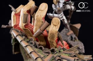 Mikasa vs. Amored Titan - Attack on Titan - Resin Diorama - Oniri Créations - 11