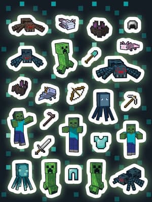 Minecraft - Der große Glow-In-The-Dark Stickerspaß - 3