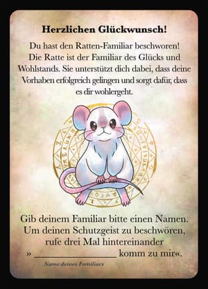 Ratte – Magical Familiars - Schlüsselanhänger - Yunuyei (1)