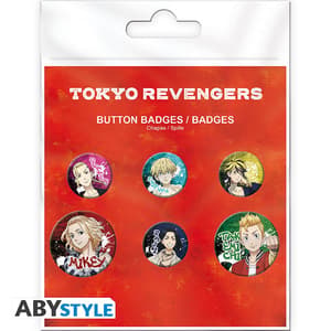Tokyo Revengers - Button Set (Toman Gang) - AbyStyle (1)