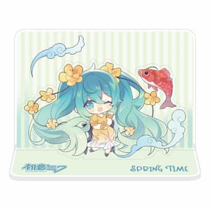Hatsune Miku - Spring Time Chibi with Koi - Acrylaufsteller - Pop Buddies (1)
