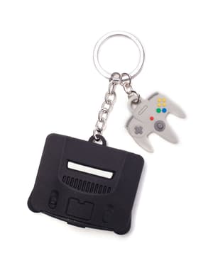 Nintendo 64 + Controller  - Nintendo - key chain - Difuzed  - 1