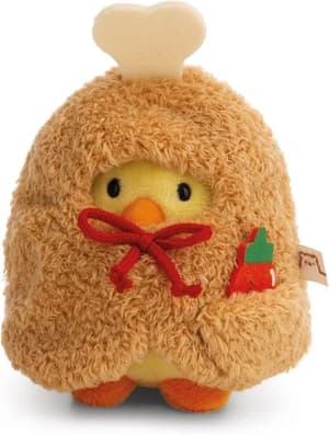 Küken Tschieps - mymochi - Plüsch (mit Chilisoße u. Hähnchenkeulekostüm in Geschenkbox) (8cm)  (5)