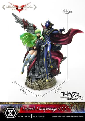 Lelouch Lamperouge & C.C. - Concept Masterline (CMCGR-03S) - Bonus Version - Prime 1 Studio (10)