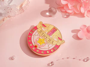 Cardcaptor Sakura 25th Anniversary Metal Badge: Star Wand - 11