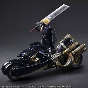 Cloud Strife and Fenrir - Advent Children Play Arts Kai - Re-Release - 6