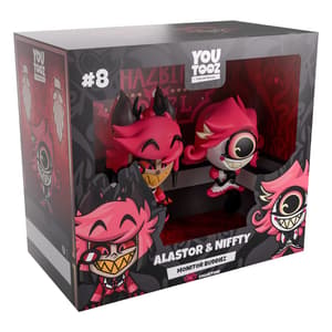 Alastor & Niffty - Monitor Buddiez - Hazbin Hotel Vinyl Figures - Youtooz   - 3