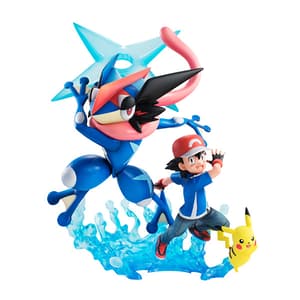 Ash, Pikachu and Greninja - Megahouse G.E.M. - 1