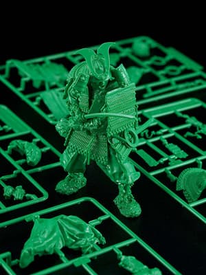 PLAMAX 1/12 Kamakura Period Armored Warrior: Green Color Edition - 5