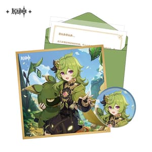 Collei - Geburtstagkarte Set - Button, Shikishi, Aufkleber und Brief (Chinesisch) - Genshin Impact - Destined Day - miHoYo (1)