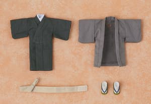 Kimono - Boys / Grey - Nendoroid Doll Outfit Set - 5