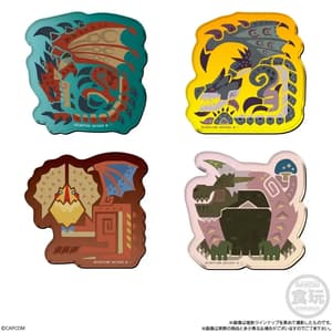 Random Selection - MONSTER HUNTER WILDS CHARA MAGNETS - Candy Toys - Bandai - 2