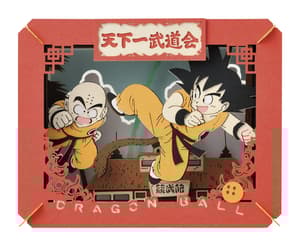 Son Goku & Krillin (The 22nd Tenkaichi Budokai) - Dragon Ball - Papiertheater - Ensky (1)