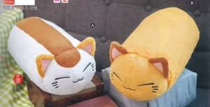 Nemu Neko Kissenrolle - Gestreift - 2