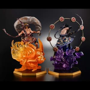 Naruto & Sasuke Set - Fuujin / Raijin- Precious G.E.M. - Megahouse (1)