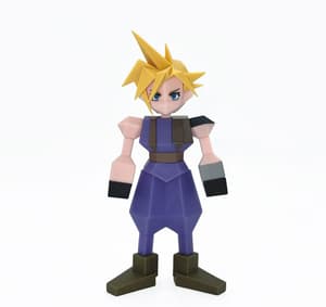 Cloud Strife - Polygon Vinyl Figur - Square Enix (12)