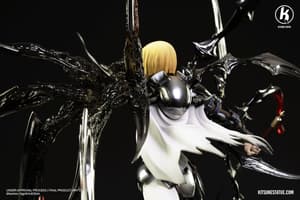Claire / Clare vs Rigaldo - Claymore - Kitsune Statue - 20