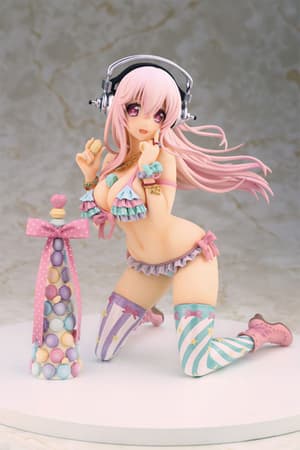Super Sonico – Macaron Tower – Statue von Alphamax - 9