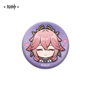 Yae Miko Chibi Ver. - Button - Genshin Impact - miHoYo (1)