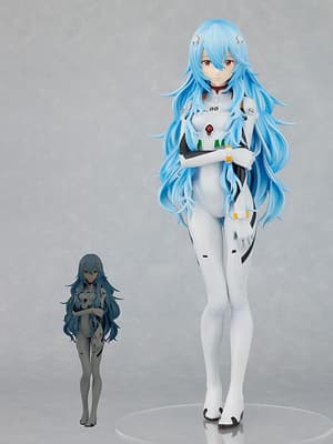 Rei Ayanami - Long Hair- XL - Neon Genesis Evangelion Pop Up Parade - Good Smile Company - 3