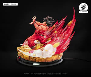 Son Goku - Kaio-Ken - Tsume HQS 1/6 Statue - 5