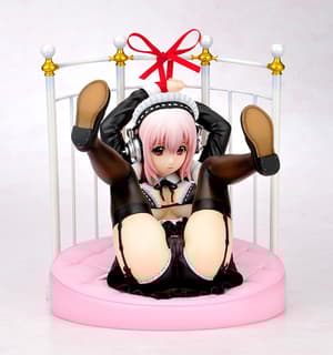 Super Sonico Gothic Maid mit Bett - 4
