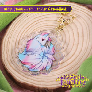 Kitsune – Magical Familiars - Schlüsselanhänger - Yunuyei (1)