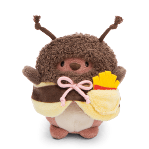Bär Nomo - mymochi - Plüsch (mit Pommes und Bienenkostüm) (8 cm)  (1)