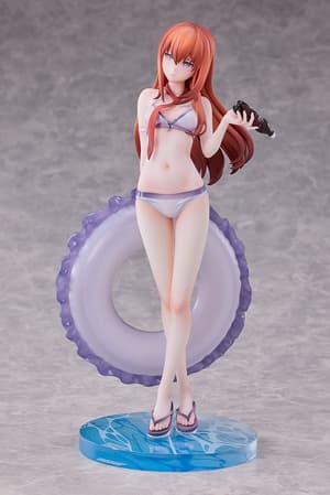Makise Kurisu - Swimsuit - Solarain - 5