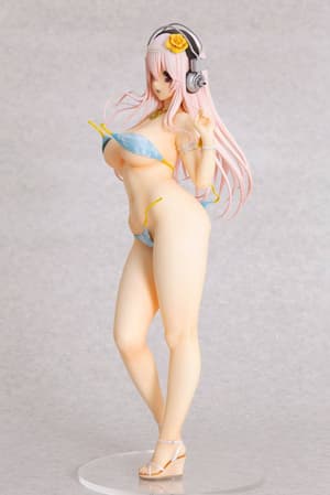 Super Sonico - Summer Vacation - Orchid Seed - Re-Release PVC Figure (1/4.5 Scale) - 3