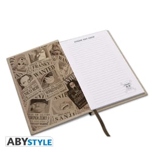 "Wanted Ruffy" - A5 Notizbuch - One Piece - AbyStyle - 4