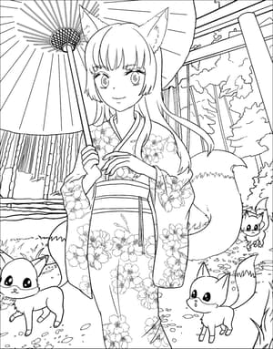 I love Manga & Anime - Malbuch - Loewe  - 9