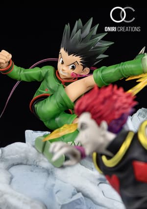 Gon vs Hisoka - Battle at the Heavens Arena - Oniri Creations Statue - 11