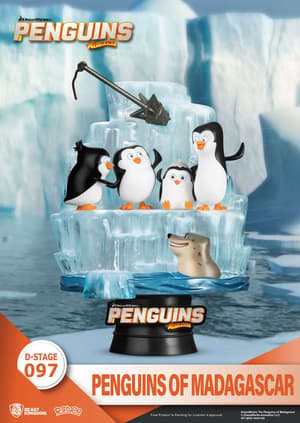 Skipper, Kowalski, Private and Rico - Penguins of Madagascar D-Stage - Beast Kingdom Toys - 2