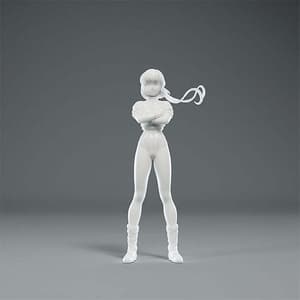 PLAMAX MF-81 minimum factory Noriko Takaya with Gunbuster: Effect Color Ver. - 3