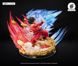 Son Goku - Kaio-Ken - Tsume HQS 1/6 Statue - 11