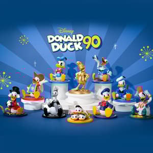Zufällige Auswahl - Disney Donald Duck - Mini Figuren (90th Anniversary Series) - Pop Mart (1)