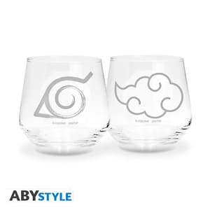 Konoha & Akatsuki - Naruto Shippuden - 2 Gläser Set - AbyStyle (1)