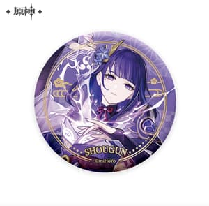 Raiden Shogun / Baal - Genshin Impact - Inazuma Series Chara Can Badge - 1
