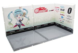 Racing Miku 2018 - Pit Artwork E - Dioramansion 150 - Background for Nendoroids and Figmas - 2