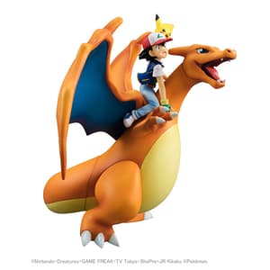 Ash Ketchum with Pikachu and Charizard - Megahouse G.E.M. Series - 2