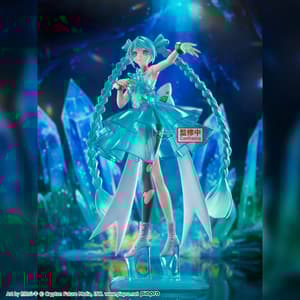 Hatsune Miku - Emerald Gem - Clearluxe - Banpresto (1)