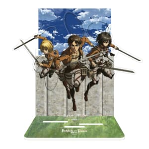 Eren, Mikasa & Armin - Attack on Titan Acryl Diorama - Sakami (1)
