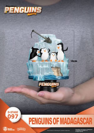 Skipper, Kowalski, Private and Rico - Penguins of Madagascar D-Stage - Beast Kingdom Toys - 7