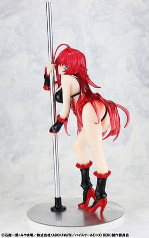 Rias Gremory - Pole Dance - Black - Kaitendoh - 5