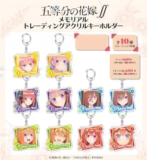 Zufällige Auswahl - The Quintessential Quintuplets Season 2 - Acryl Schlüsselanhänger - Bell Fine (1).jpg