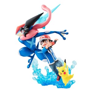 Ash, Pikachu and Greninja - Megahouse G.E.M. - 3