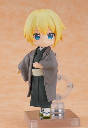 Kimono - Boys / Grey - Nendoroid Doll Outfit Set - 1