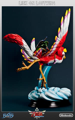 Link auf Loftwing - Zelda: Skyward Sword First 4 Figures - 9
